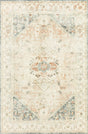 Loloi Rosette Ros-06 Clay/Ivory Rugs - main flat