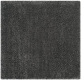 Safavieh Santa Monica Shag 6'-7" x 6'-7" Rug in Dark Grey