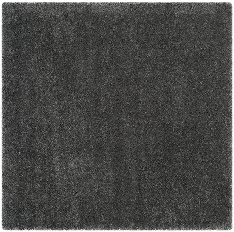 Safavieh Santa Monica Shag 6'-7" x 6'-7" Rug in Dark Grey