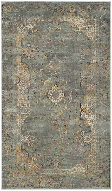 Safavieh Vintage 3'-3" x 5'-7" Rug in Grey / Multi