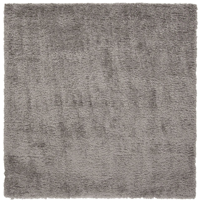 Safavieh Madrid Shag 200 6'-7" x 6'-7" Rug in Charcoal