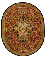 Safavieh Classic 7'-6" x 9'-6" Rug in Red / Black