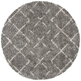 Safavieh Arizona Shag 6'-7" x 6'-7" Rug in Brown / Ivory