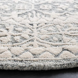 Safavieh Metro 6'-0" x 6'-0" Rug in Dark Grey / Ivory
