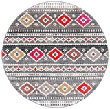 Safavieh Adirondack 6'-0" x 6'-0" Rug in Grey / Ivory