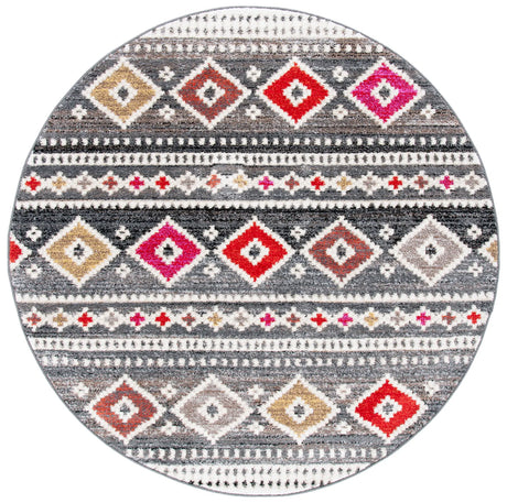 Safavieh Adirondack 6'-0" x 6'-0" Rug in Grey / Ivory