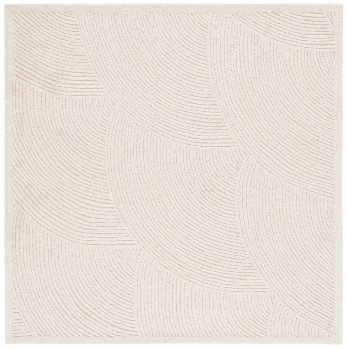 Safavieh Textural 6'-0" x 6'-0" Rug in Ivory