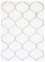 Safavieh Tahoe Shag 4'-0" x 6'-0" Rug in White / Grey