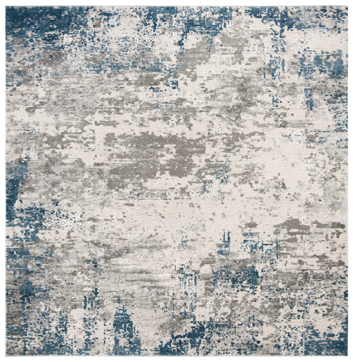 Safavieh Invista 6'-7" x 6'-7" Rug in Grey / Blue