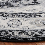 Safavieh Brentwood 6'-7" x 6'-7" Rug in Black / Ivory