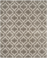 Safavieh Hudson Shag 10'-0" x 14'-0" Rug in Grey / Ivory