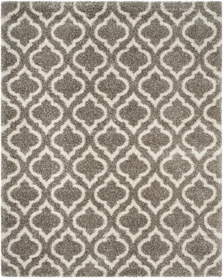 Safavieh Hudson Shag 10'-0" x 14'-0" Rug in Grey / Ivory