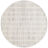 Safavieh Abstract 6'-0" x 6'-0" Rug in Silver / Ivory