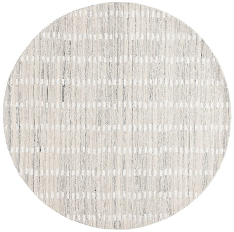 Safavieh Abstract 6'-0" x 6'-0" Rug in Silver / Ivory