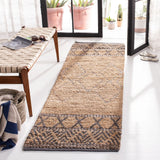 Safavieh Natural Fiber 2'-3" x 8'-0" Rug in Beige / Grey