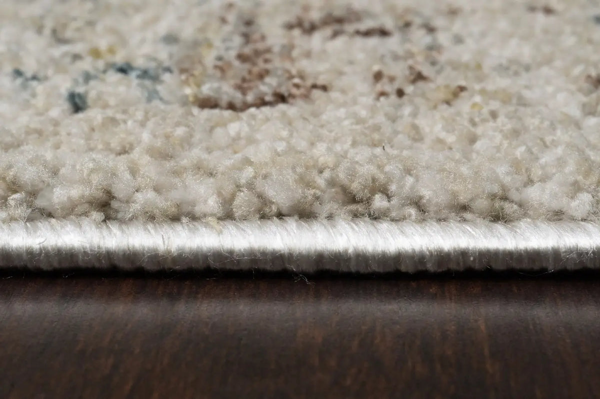 Dynamic Rugs Bloomfield 19604 Power Loomed Modern Grey/Beige Rug - Pile