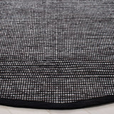 Safavieh Montauk 6'-0" x 6'-0" Rug in Charcoal / Black