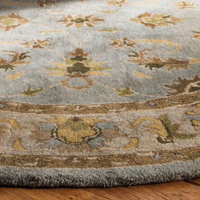 Safavieh Heritage 6'-0" x 6'-0" Rug in Light Blue / Beige
