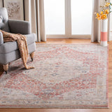 Safavieh Kenitra 600 4'-0" x 6'-0" Rug in Pink / Grey
