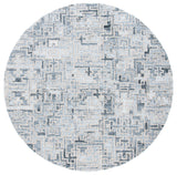 Safavieh Abstract 6'-0" x 6'-0" Rug in Ivory / Black