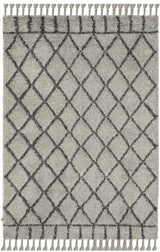 Safavieh Casablanca 6'-0" x 9'-0" Rug in Grey / Dark Grey