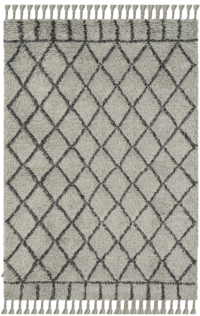 Safavieh Casablanca 6'-0" x 9'-0" Rug in Grey / Dark Grey