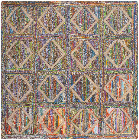 Safavieh Nantucket 6'-0" x 6'-0" Rug in Multi