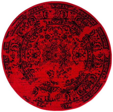 Safavieh Adirondack 6'-0" x 6'-0" Rug in Red / Black
