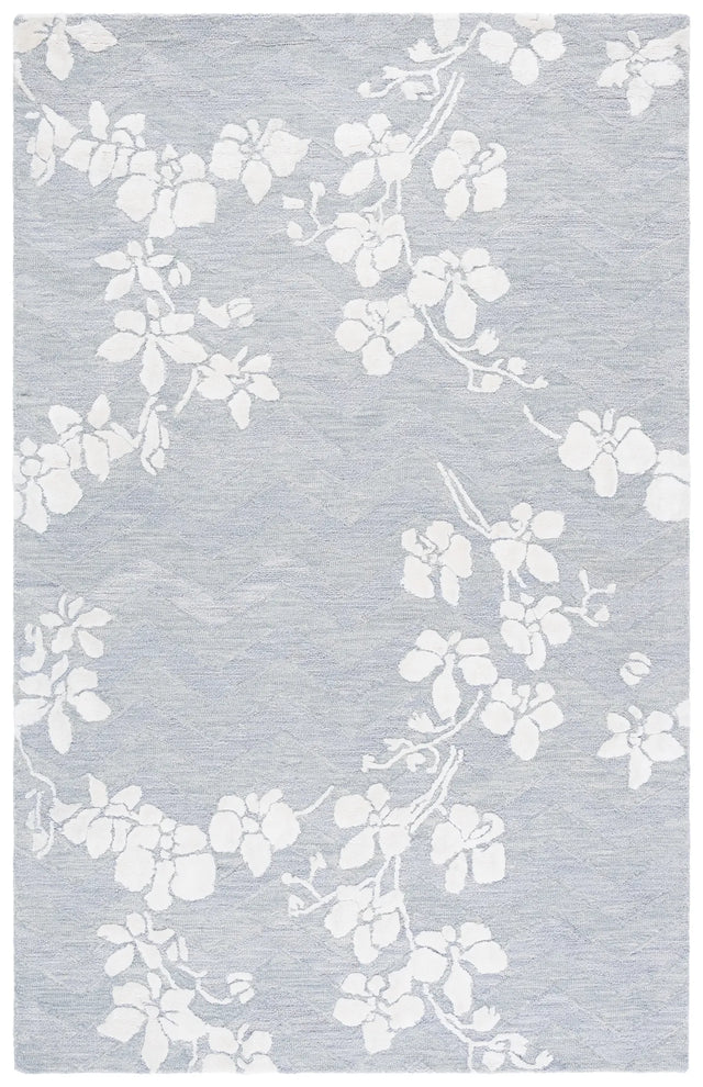 Safavieh Glamour 4'-0" x 6'-0" Rug in Grey / Ivory