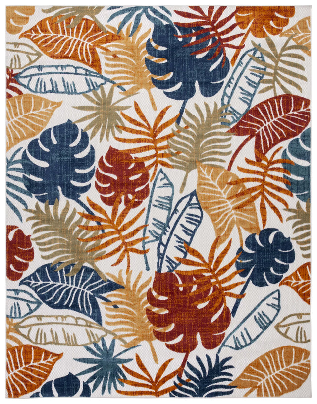 Safavieh Cabana 10'-0" x 14'-0" Rug in Creme / Red