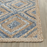 Safavieh Cape Cod 2'-3" x 10'-0" Rug in Natural / Blue