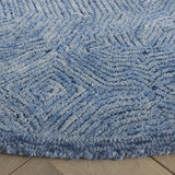 Safavieh Ikat 6'-0" x 6'-0" Rug in Blue