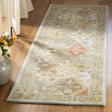 Safavieh Heritage 2'-3" x 12'-0" Rug in Light Blue / Light Brown