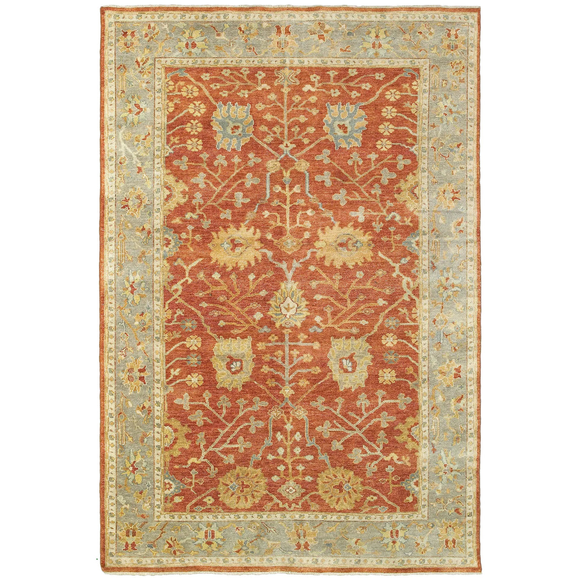 Oriental Weavers Sphinx Palace 10306 Red / Grey Rugs - main flat