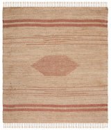 Safavieh Natural Fiber 7'-0" x 7'-0" Rug in Rust / Natural