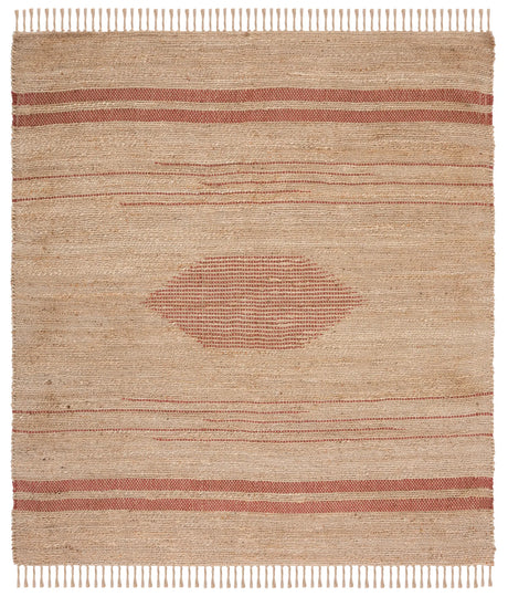 Safavieh Natural Fiber 7'-0" x 7'-0" Rug in Rust / Natural