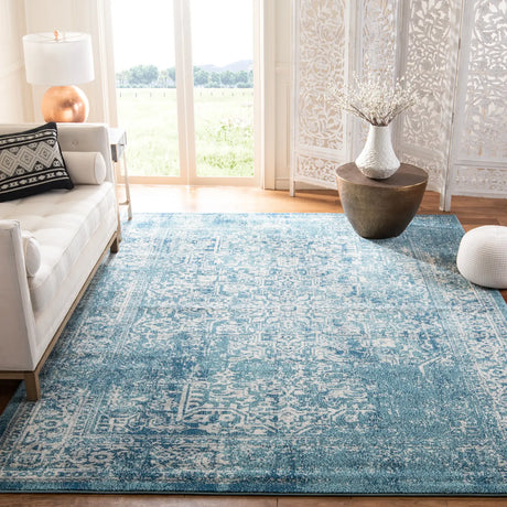 Safavieh Evoke 10'-0" x 14'-0" Rug in Blue / Ivory