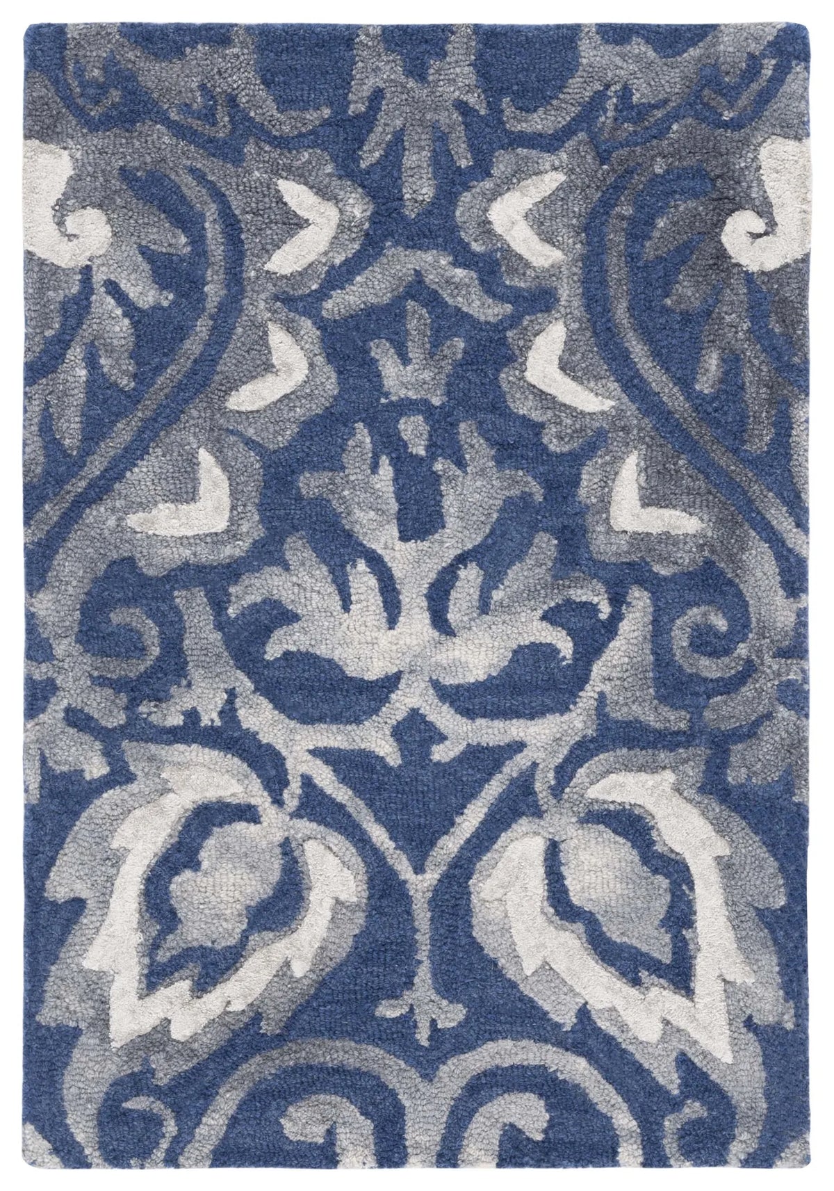 Safavieh Dip Dye 2'-0" x 3'-0" Rug in Navy / Grey