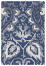 Safavieh Dip Dye 2'-0" x 3'-0" Rug in Navy / Grey
