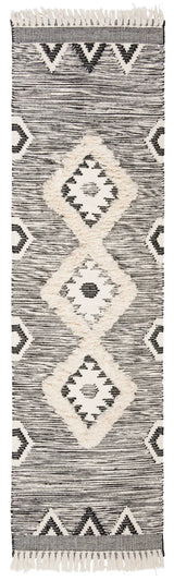Safavieh Kenya 2'-3" x 6'-0" Rug in Black / Ivory