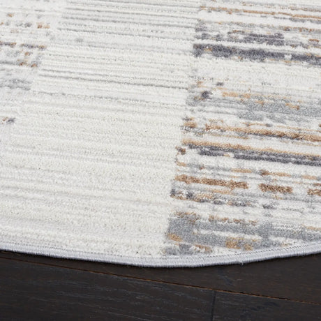 Safavieh Shivan 100 6'-7" x 6'-7" Rug in Ivory / Grey