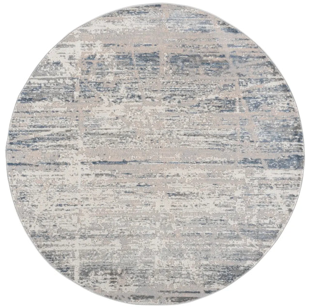 Safavieh Palma 6'-7" x 6'-7" Rug in Grey / Teal