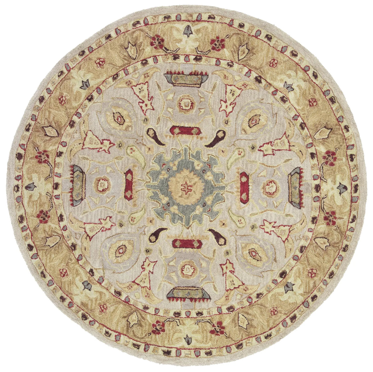 Safavieh Anatolia 6'-0" x 6'-0" Rug in Ivory / Gold
