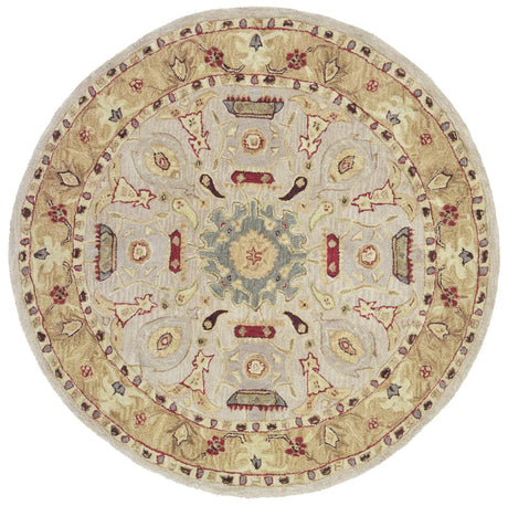 Safavieh Anatolia 6'-0" x 6'-0" Rug in Ivory / Gold