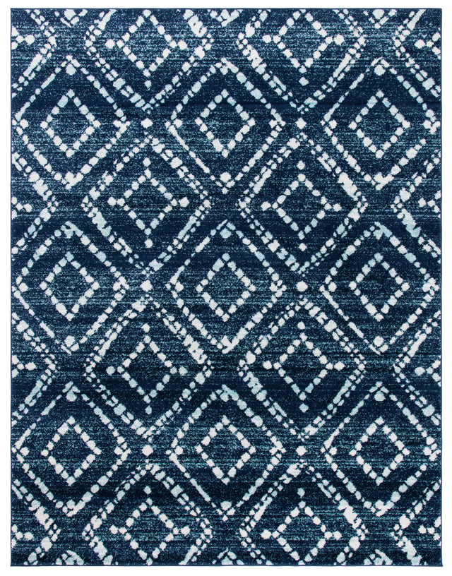 Safavieh Adirondack 10'-0" x 14'-0" Rug in Navy / Ivory