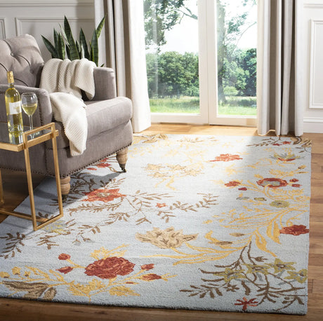 Safavieh Blossom 4'-0" x 6'-0" Rug in Blue / Multi