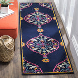 Safavieh Bellagio 2'-3" x 11'-0" Rug in Navy Blue / Multi