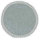 Safavieh Easy Care 6'-0" x 6'-0" Rug in Teal / Ivory
