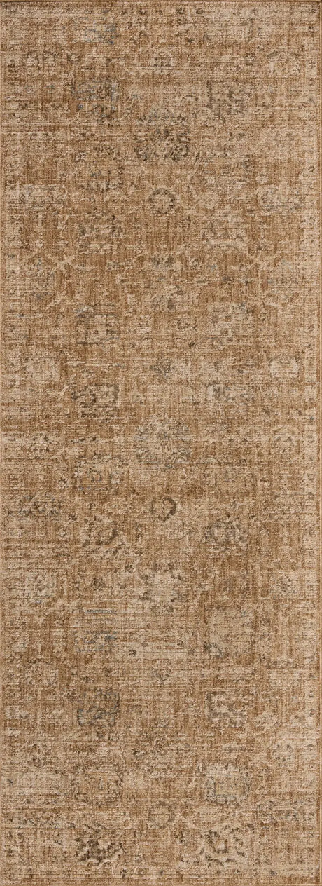 Loloi Willa WIA-01 Clay / Multi Power Loomed Rug - runner flat