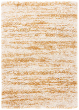 Safavieh Hudson Shag 4'-0" x 6'-0" Rug in Ivory / Gold